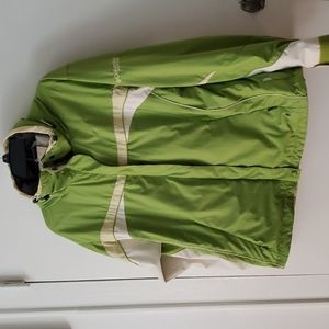 Columbia vertex core jacket only, womens M, green